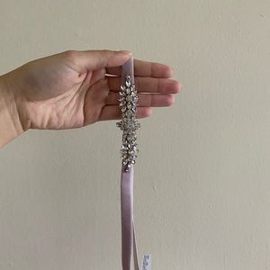 Jenny Yoo Mischka Bridal/Dress Belt ROSE QUARTZ